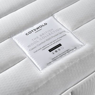The British Wool Collection 1000 Pocket Spring Double