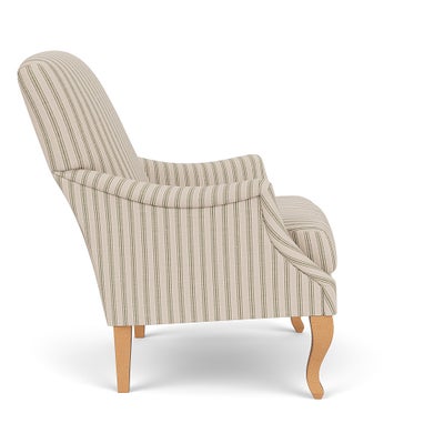 Armchair - Sage - Kingham Stripe