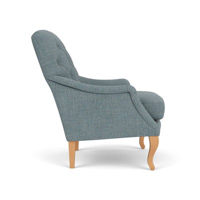 Armchair - Teal marl - Rustic weave