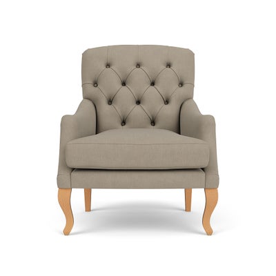 Armchair - Dove grey - House linen mix