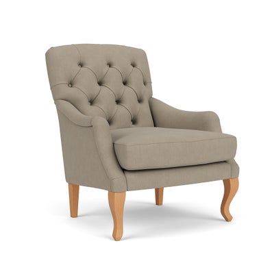 Armchair - Dove grey - House linen mix