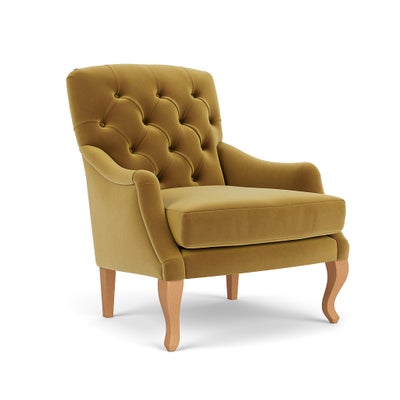 Armchair - Mustard - Matt Velvet