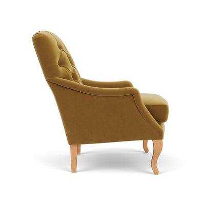 Armchair - Mustard - Matt Velvet