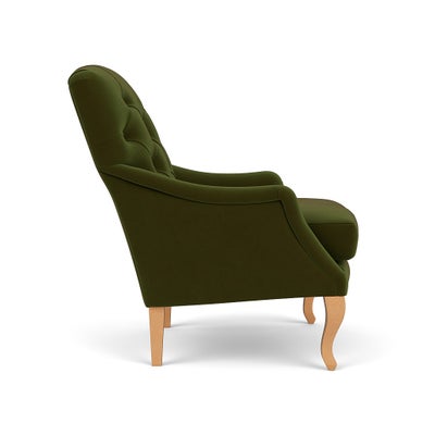 Armchair - Forest Green - Matt Velvet