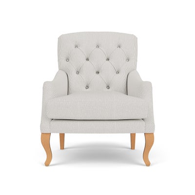 Armchair - Grey - Broadway Stripe