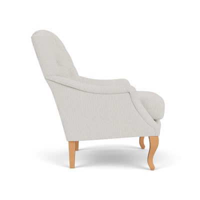Armchair - Grey - Broadway Stripe