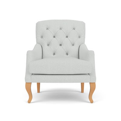 Armchair - Duck Egg - Broadway Stripe