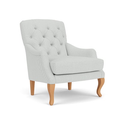 Armchair - Duck Egg - Broadway Stripe