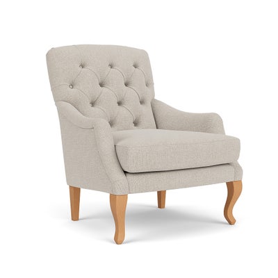 Armchair - Natural - Aquaclean Oxford
