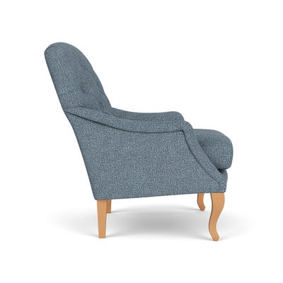 Armchair - Mid Blue - Aquaclean Oxford