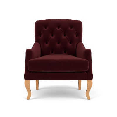 Armchair - Dark Rosehip - Matt Velvet