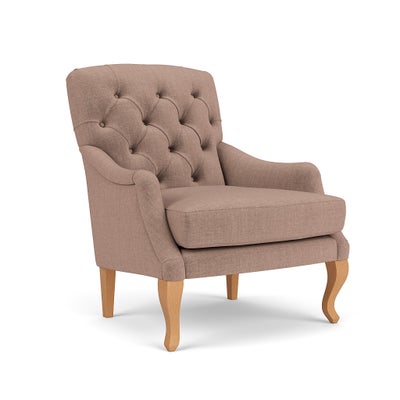 Armchair - Dusky Rose - Eco Chenille