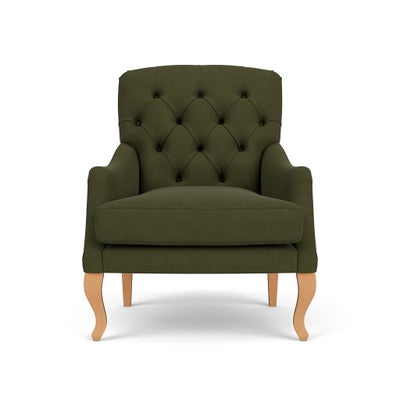 Armchair - Forest Green - House Linen Mix