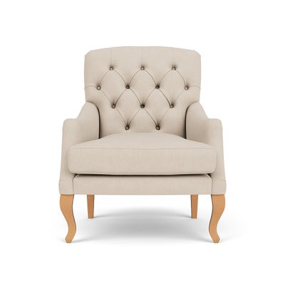 Armchair - Lily White - House Linen Mix