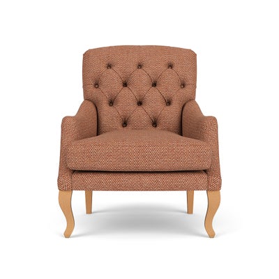 Armchair - Brick - Herringbone Weave