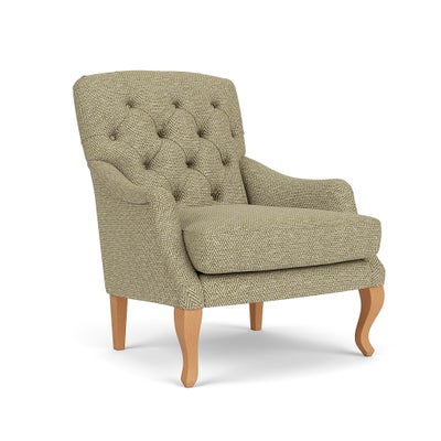 Armchair - Apple - Herringbone Weave