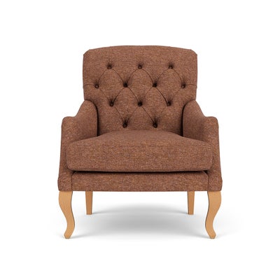 Armchair - Brick Marl - Aquaclean Oxford
