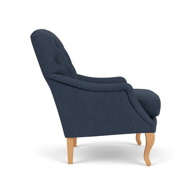 Armchair - Indigo - Luxury Italian Linen