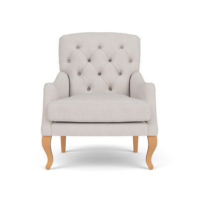 Armchair - Soft White - Luxury Italian Linen