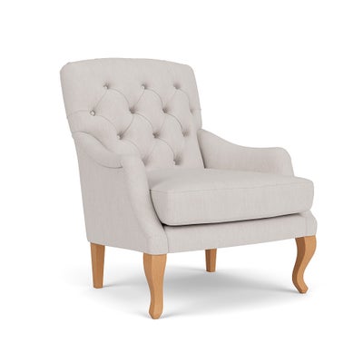 Armchair - Soft White - Luxury Italian Linen
