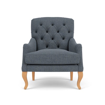 Armchair - Indigo - Rustic weave