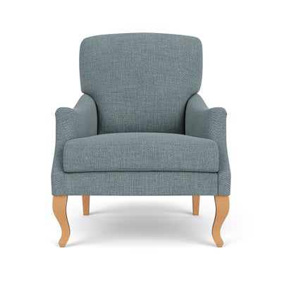 Armchair - Teal marl - Rustic weave
