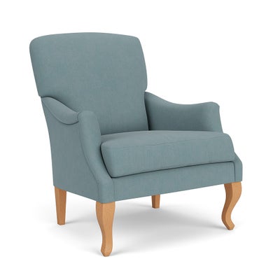 Armchair - Sky blue - House linen mix