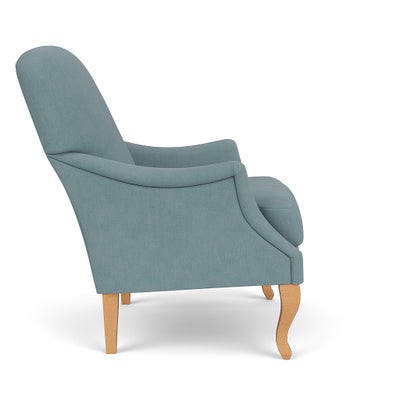Armchair - Sky blue - House linen mix