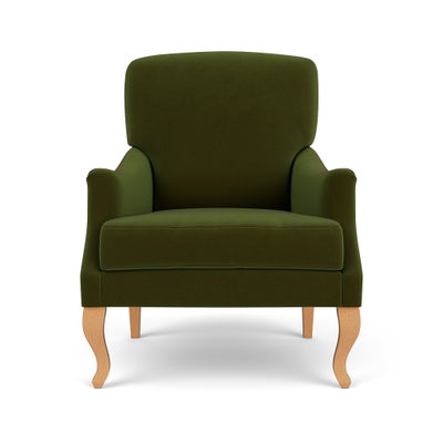 Armchair - Forest Green - Matt Velvet