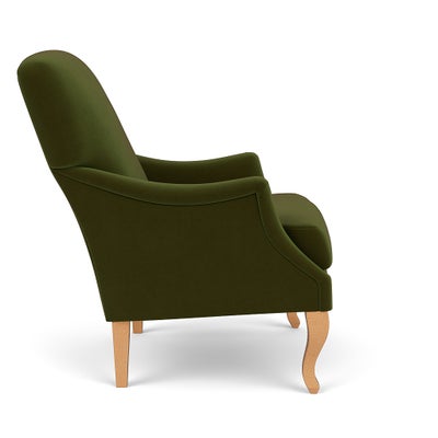 Armchair - Forest Green - Matt Velvet