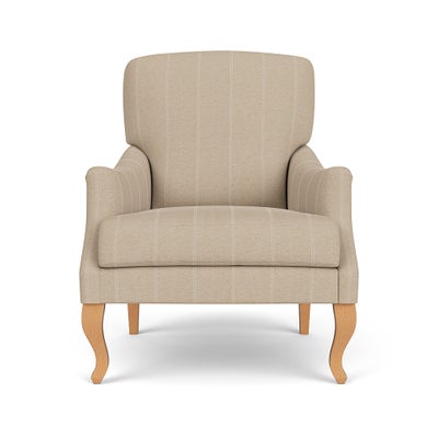 Armchair - Natural - Compton Stripe