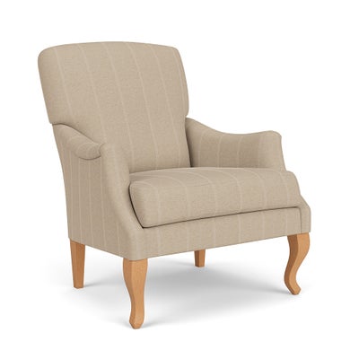 Armchair - Natural - Compton Stripe