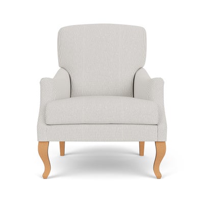 Armchair - Grey - Broadway Stripe