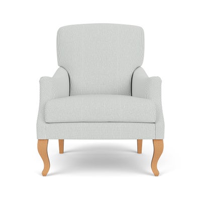 Armchair - Duck Egg - Broadway Stripe
