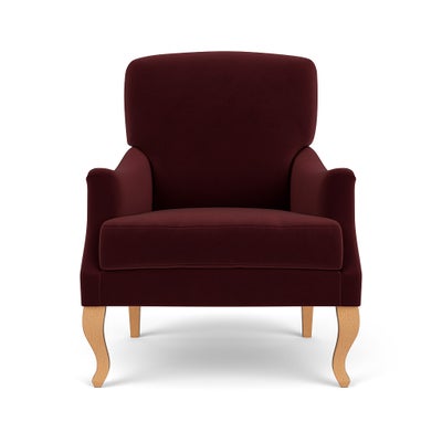 Armchair - Dark Rosehip - Matt Velvet