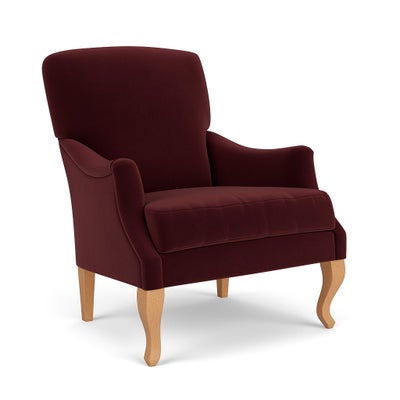 Armchair - Dark Rosehip - Matt Velvet