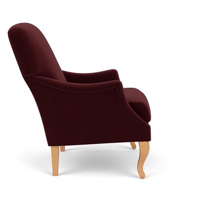 Armchair - Dark Rosehip - Matt Velvet