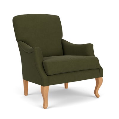 Armchair - Forest Green - House Linen Mix