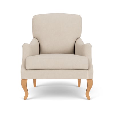 Armchair - Lily White - House Linen Mix