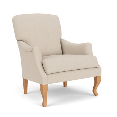 Armchair - Lily White - House Linen Mix