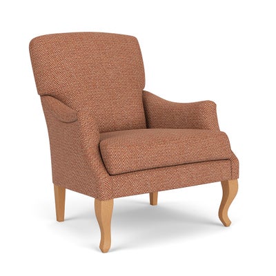 Armchair - Brick - Herringbone Weave