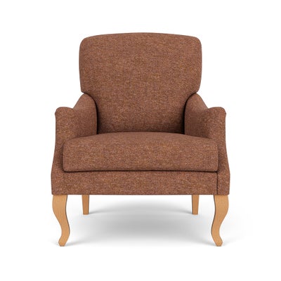 Armchair - Brick Marl - Aquaclean Oxford