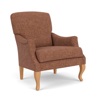 Armchair - Brick Marl - Aquaclean Oxford