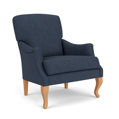 Armchair - Indigo - Luxury Italian Linen