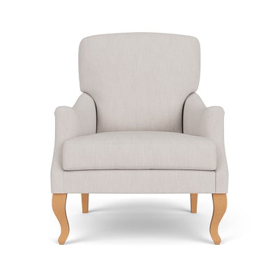 Armchair - Soft White - Luxury Italian Linen