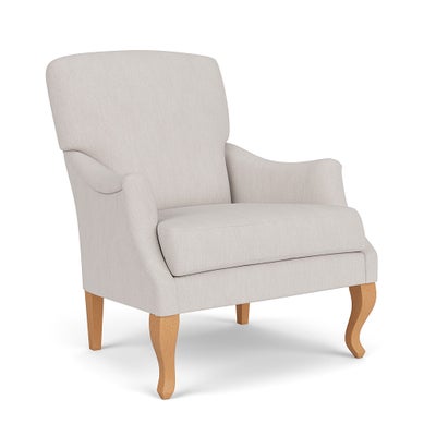 Armchair - Soft White - Luxury Italian Linen