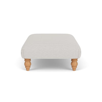 Foot Stool - Grey - Broadway Stripe