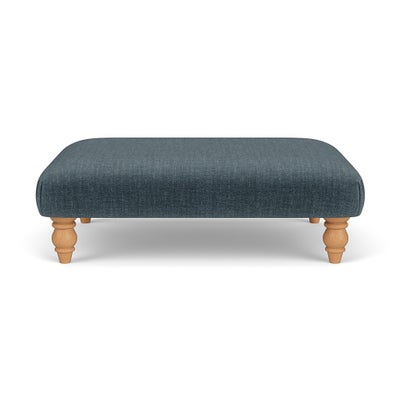 Foot Stool - Teal - Eco Chenille