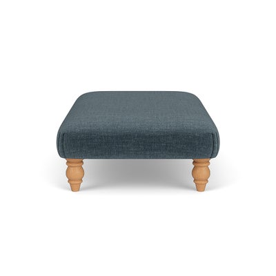 Foot Stool - Teal - Eco Chenille