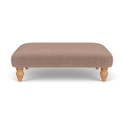 Foot Stool - Dusky Rose - Eco Chenille